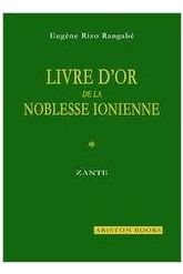 Livre D’Or de la Noblesse Ionienne, Zante